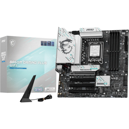 Placa de baza MSI B860M GAMING PLUS WIFI, Intel B860, Socket 1851, mATX