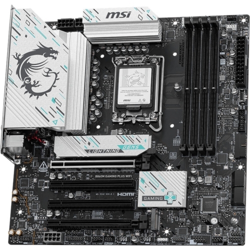 Placa de baza MSI B860M GAMING PLUS WIFI, Intel B860, Socket 1851, mATX