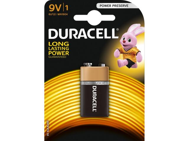 Baterie alcalina 6LR61 (9V) MN1604 Duracell Basic DURACELL HCT012-043