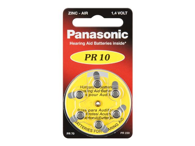 Baterie auditiva zinc-air 1,4V 100mAh V10 HA10 PR70 PR10 Panasonic
 PANASONIC HCT012-059