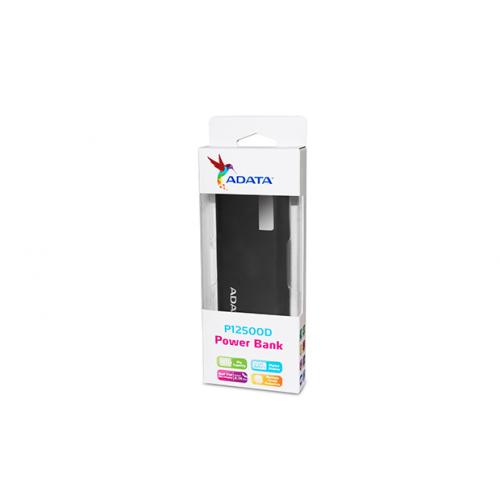Baterie portabila A-Data P12500D, 12500mAh, 1x USB,  Black