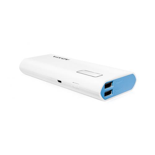 Baterie portabila A-Data P12500D, 12500mAh, 1x USB, White