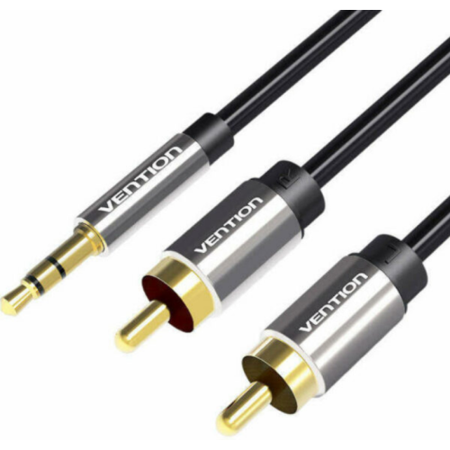 Cablu audio Vention, S PDIF M, 1.5m, aluminiu, Camasa PVC, gri, 