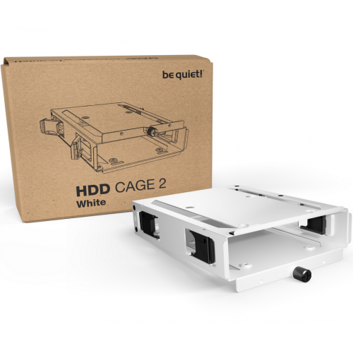 Suport montare HDD/SSD Be quiet! HDD Cage 2, 2.5inch/3.5inch, White