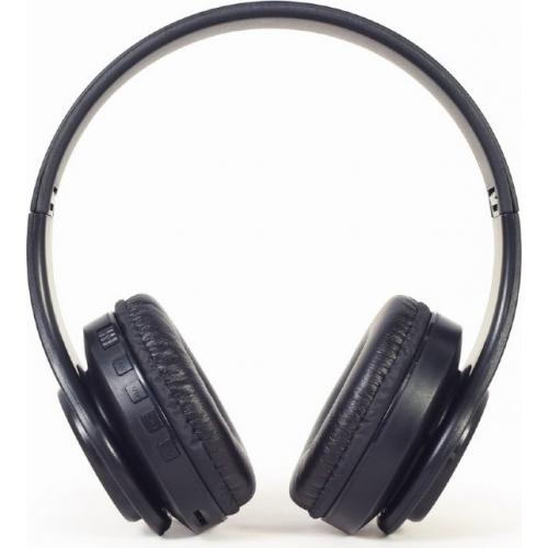 Casti cu microfon Gembird BHP-LED-01, Bluetooth/3.5mm jack, Black