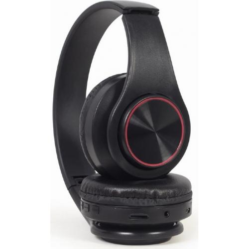 Casti cu microfon Gembird BHP-LED-01, Bluetooth/3.5mm jack, Black