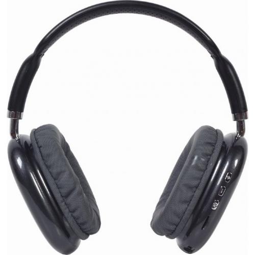 Casti cu microfon Gembird BHP-LED-02-MX, Bluetooth/3.5mm jack, Black
