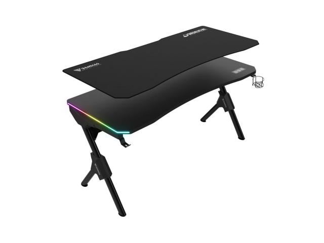 Birou gaming Gamdias Daedelus M1, RGB LED, Black
