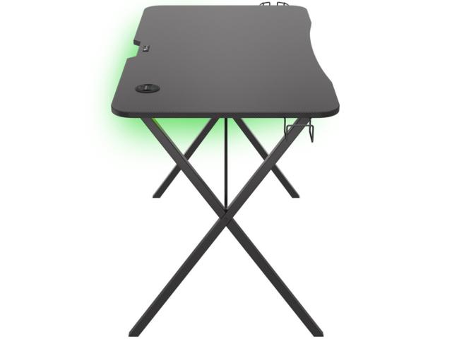 Birou gaming Natec Genesis Holm 200, RGB LED, Black