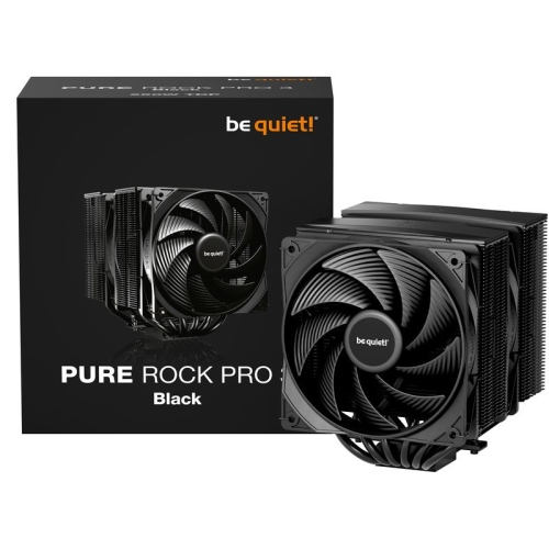Cooler procesor Be quiet! Pure Rock PRO 3, 2 x 120 mm, Black