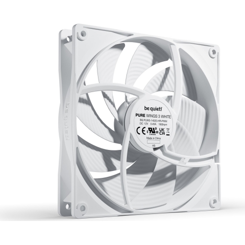 Ventilator Be quiet! Pure Wings 3 PWM High-Speed White, 140mm