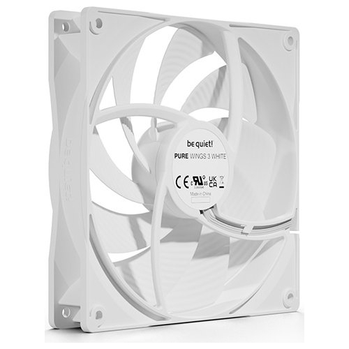 Ventilator Be quiet! Pure Wings 3 PWM High-Speed White, 140mm