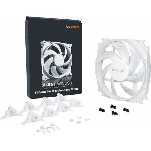 Ventilator Be quiet! Silent Wings 4 PWM High-speed White, 140mm