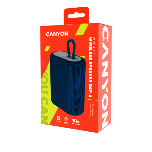 Boxa portabila Canyon BSP-4, Bluetooth, Blue