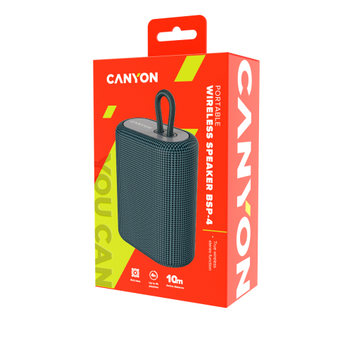Boxa portabila Canyon BSP-4, Bluetooth, Dark Grey