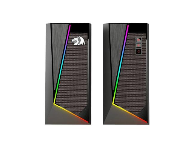 Boxe Redragon Anvil negre iluminare RGB