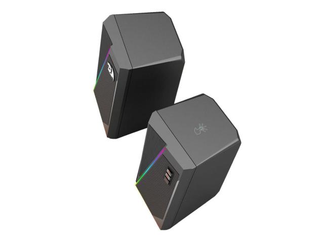 Boxe Redragon Anvil negre iluminare RGB