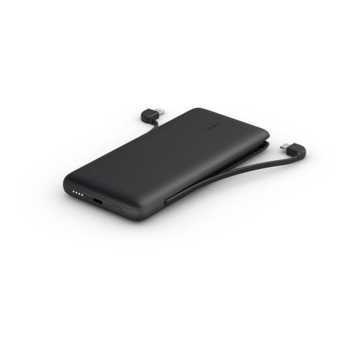 Baterie portabila Belkin BPB006BTBLK, 10000mAh, 2 x USB-C, 1 x Lightning, Black