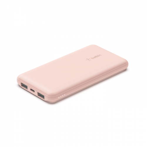 Baterie portabila Belkin Boost Charge 10K, 10000mAh, 1 x USB-C, 2 x USB, Rose Gold