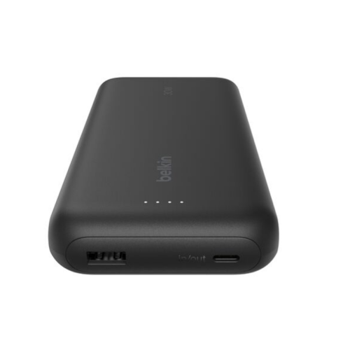 20K PD30W INTEGRATED USB-C/CABLE POWER BANK BLACK