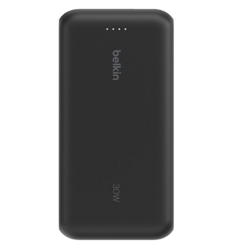 20K PD30W INTEGRATED USB-C/CABLE POWER BANK BLACK