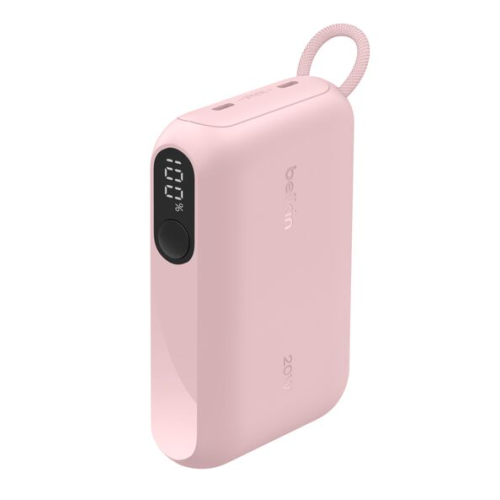 10K PD20W POWER BANK WITH/DISPLAY PINK