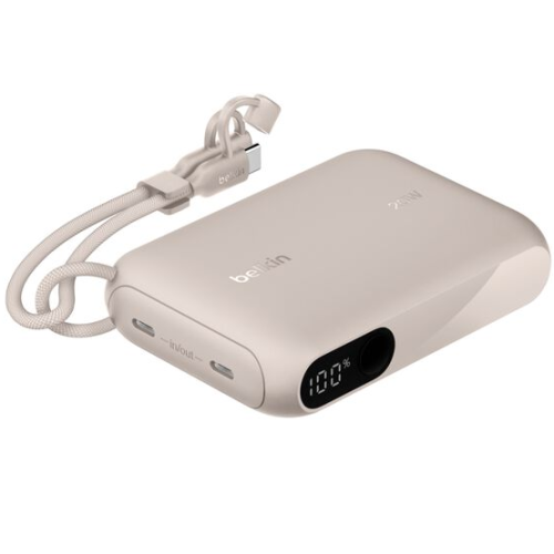 BOOSTCHARGE POWER DELIVERY POWE/MIT DISPLAY 10.000MAH 20 W SAND