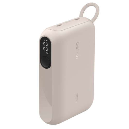 BOOSTCHARGE POWER DELIVERY POWE/MIT DISPLAY 10.000MAH 20 W SAND