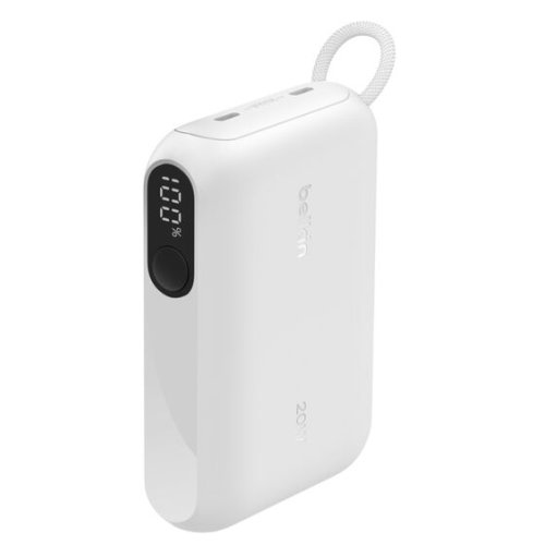 10K PD20W POWER BANK WITH/DISPLAY WHITE