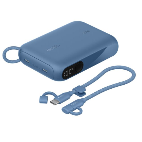 BOOSTCHARGE POWER DELIVERY POWE/MIT DISPLAY 20.000MAH 20 W BLAU