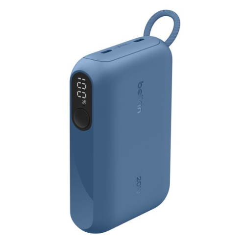 BOOSTCHARGE POWER DELIVERY POWE/MIT DISPLAY 20.000MAH 20 W BLAU