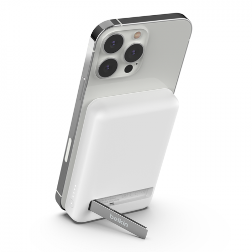 Baterie portabila Belkin Boost Charge Magnetic Wireless, 5000mAh, 1 x USB-C, White
