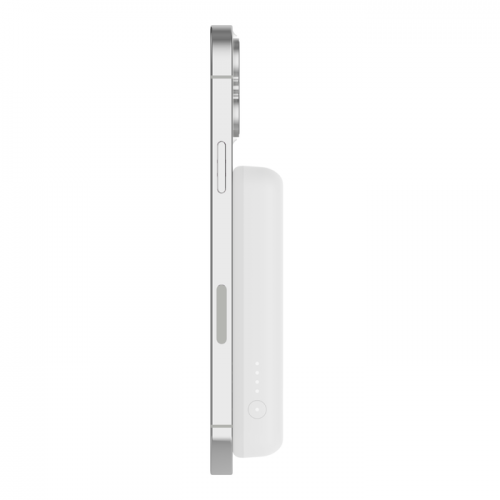 Baterie portabila Belkin Boost Charge Magnetic Wireless, 5000mAh, 1 x USB-C, White
