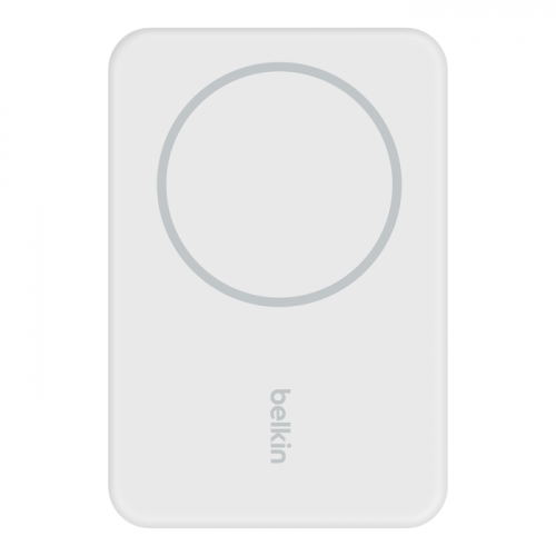 Baterie portabila Belkin Boost Charge Magnetic Wireless, 5000mAh, 1 x USB-C, White
