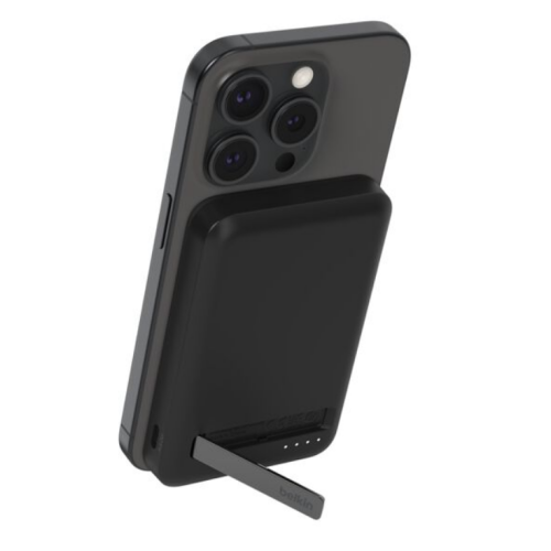 BOOSTCHARGE 5K 15W QI2 POWER/BANK WIRELESS CHARGER WITH CABLE