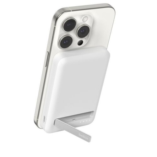 BOOSTCHARGE 5K 15W QI2 POWER/BANK WIRELESS CHARGER WITH CABLE