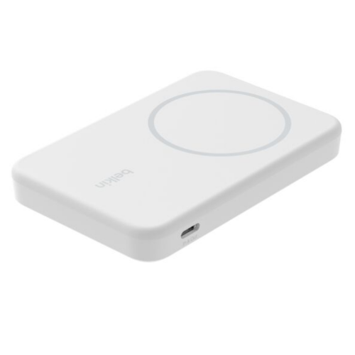 BOOSTCHARGE 5K 15W QI2 POWER/BANK WIRELESS CHARGER WITH CABLE
