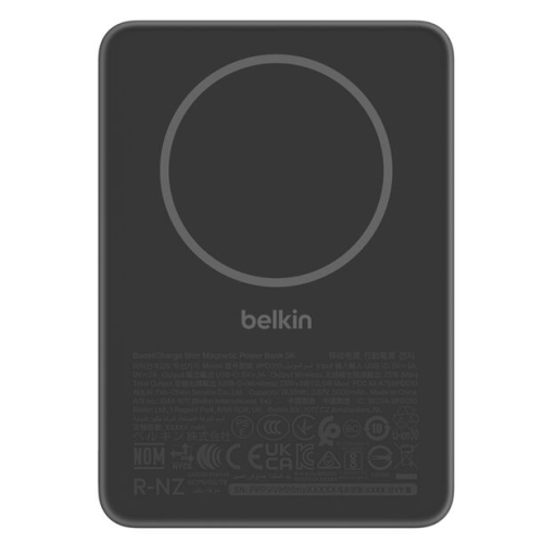 BOOSTCHARGE SLIM MAGNETIS/POWERBANK 5.000MAH 7.5 W SCHWARZ