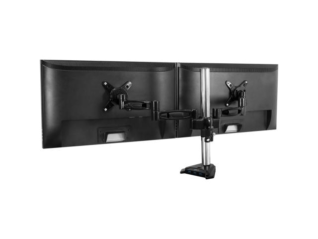 Suport Arctic Z2 Pro cu hub USB pentru 2 monitoare, Black