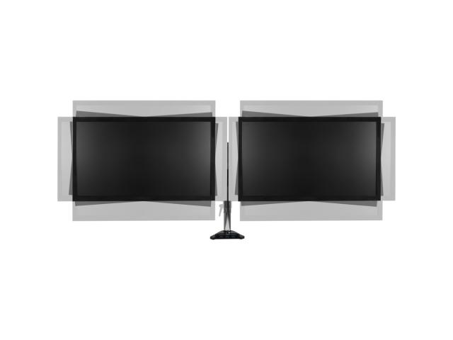 Suport Arctic Z2 Pro cu hub USB pentru 2 monitoare, Black