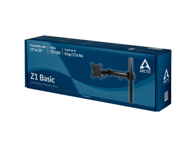 Suport Arctic Z1 Basic pentru monitor, Black