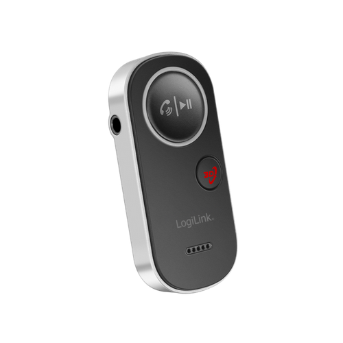 RECEIVER audio Logilink, conec prin Jack 3.5mm, dist max 10m, BT v5.4, ac. 150mAh, pana la 12 ore, card microSD, indicator LED, ant int, black 