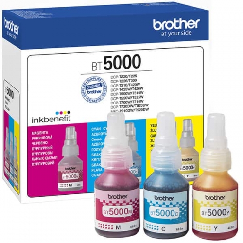 Pack Cerneala Brother BT5000CLVAL Cyan/Magenta/Yellow