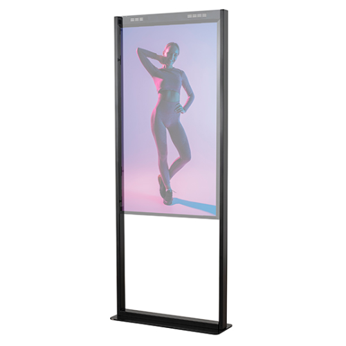 Suport podea B-Tech BT8326 pentru OM55N-D, 55 inch, Black