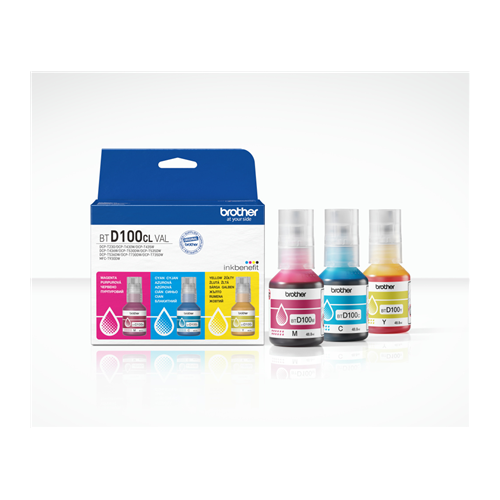 Pack Cerneala Brother BTD100CLVAL C/M/Y