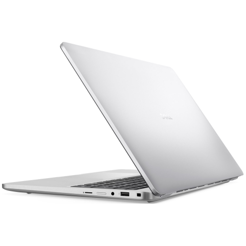 Laptop Dell Pro 16 Plus PB16250, Intel Core Ultra 5 220U, 16 inch, RAM 16GB, SSD 512GB, Intel Graphics, Windows 11 Pro, Platinum Silver