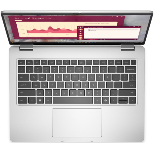 Laptop Dell Pro 14 PC14250, Intel Core Ultra 7 255U, 14 inch, RAM 16GB, SSD 512GB, Intel Graphics, Linux, Platinum Silver