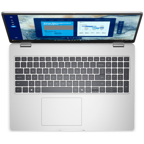 Laptop Dell Pro 16 PC16250, Intel Core Ultra 7 255U, 16 inch, RAM 32GB, SSD 1TB, Intel Graphics, Windows 11 Pro, Platinum Silver