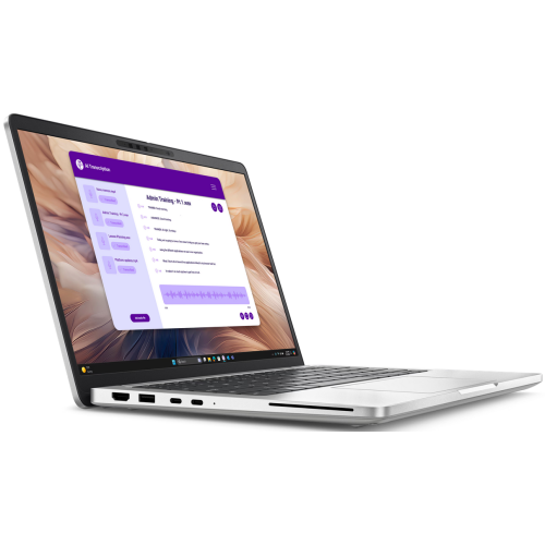 Laptop Dell Pro 13 Plus PB13250, Intel Core Ultra 7 265U, 13.3 inch, RAM 16GB, SSD 512GB, Intel Graphics, Windows 11 Pro, Platinum Silver