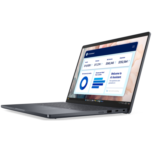 Laptop Dell Pro 14 Premium PA14250, Intel Core Ultra 7 268V, 14 inch Touch, RAM 32GB, SSD 512GB, Intel Arc Graphics 140V, Windows 11 Pro, Magnetite
